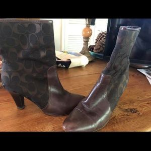 Coach short boots